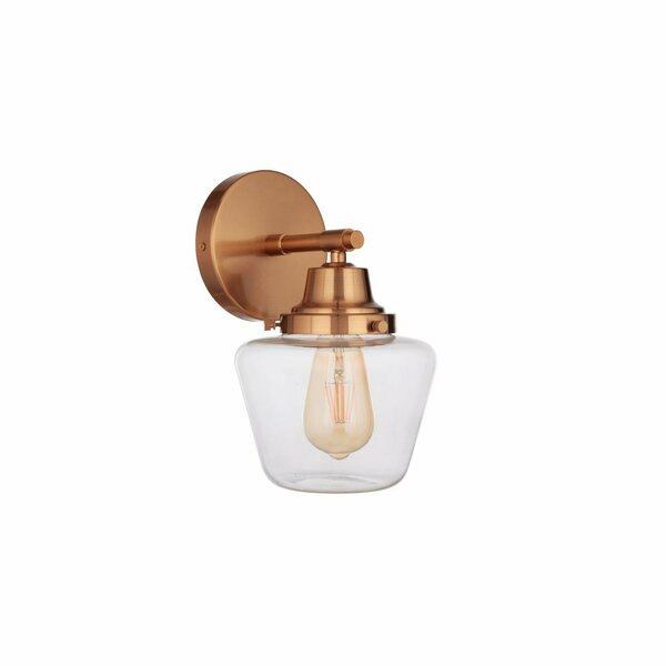 Craftmade Essex 1 Light Wall sconce in satin Brass 19507sB1